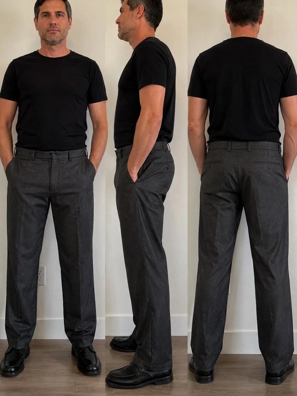 Banana Republic Men's Dress Pants in Charcoal